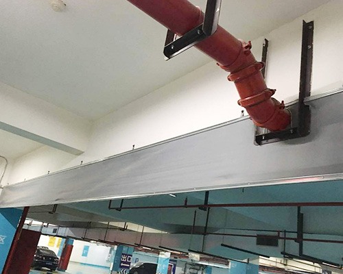 無(wú)機(jī)布擋煙垂壁