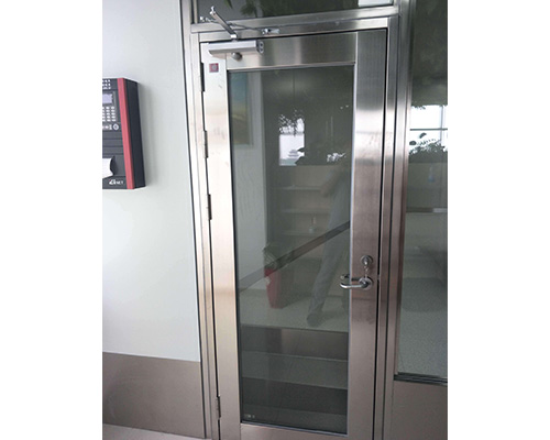 玻璃隔熱防火門