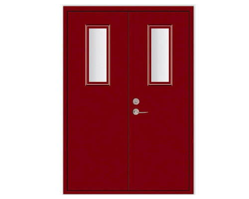 鋼質對開防火門